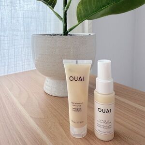2/$50 travel minis - Ouai Hair Treatment Mask & Leave-In Conditioner